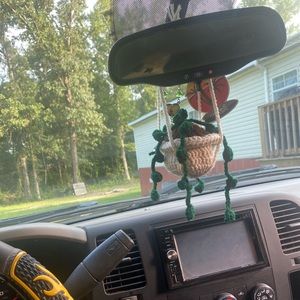 Handmade Crochet Hanging Plant